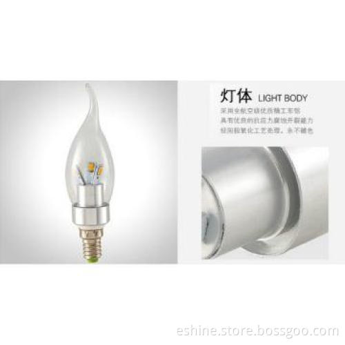 E14/E12/E26/E27 decorative led candle light